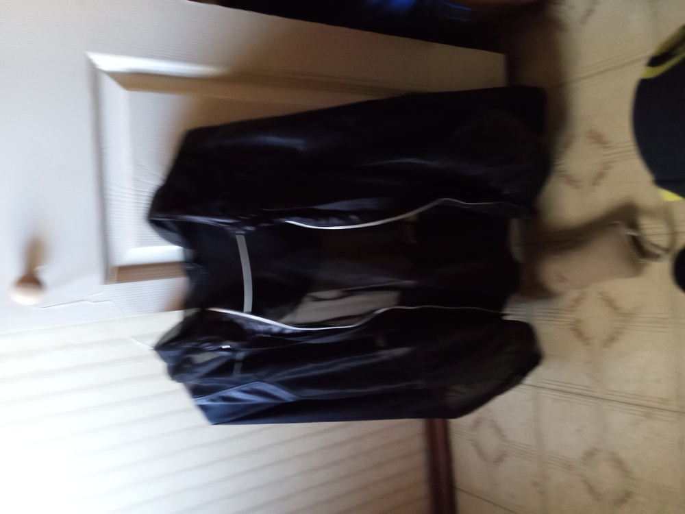 Zella vinyl and mesh jacket sz XL